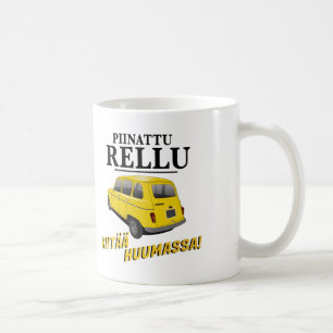 Caneca De Café Piinattu Rellu - huumoria dos sananmuunnos - muki