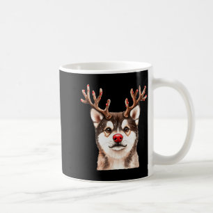 Caneca De Café Pijama de Natal com Luzes de Rena para Amantes de