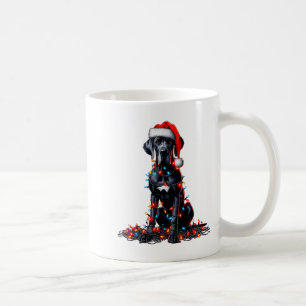 Caneca De Café Pijama de Natal do Grande Dinamarquês Amante de Ca
