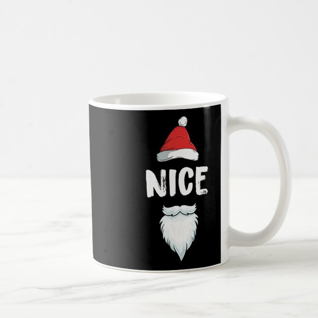 Caneca De Café Pijama De Natal Malvado E Bonito Para Ki (Direita)
