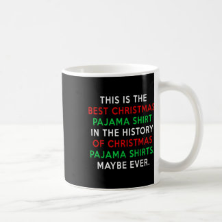 Caneca De Café Pijama de Natal Trump - Coisa Engraçada