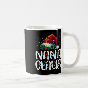 Caneca De Café Pijama Família Correspondente Luzes de Natal Nana 