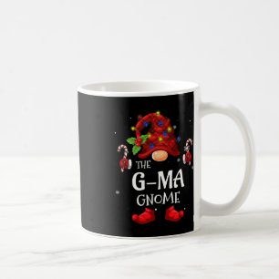 Caneca De Café Pijamas De Natal Combinando G-ma Gnome Para Famíli