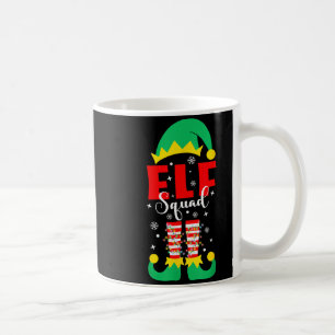 Caneca De Café Pijamas Natalinas Combinando Família de Elfos Dive