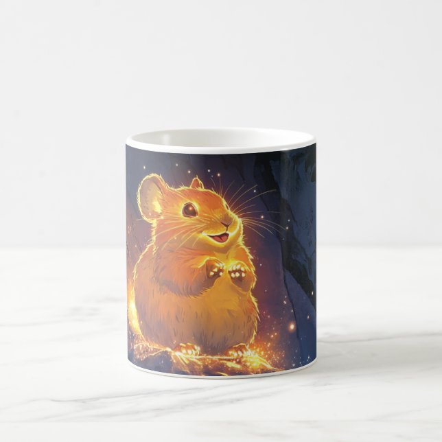 Caneca De Café pika é representado com uma pelagem laranja  (Centro)