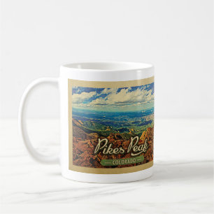 Caneca De Café Pikes Pico Café Mug Colorado Vintage