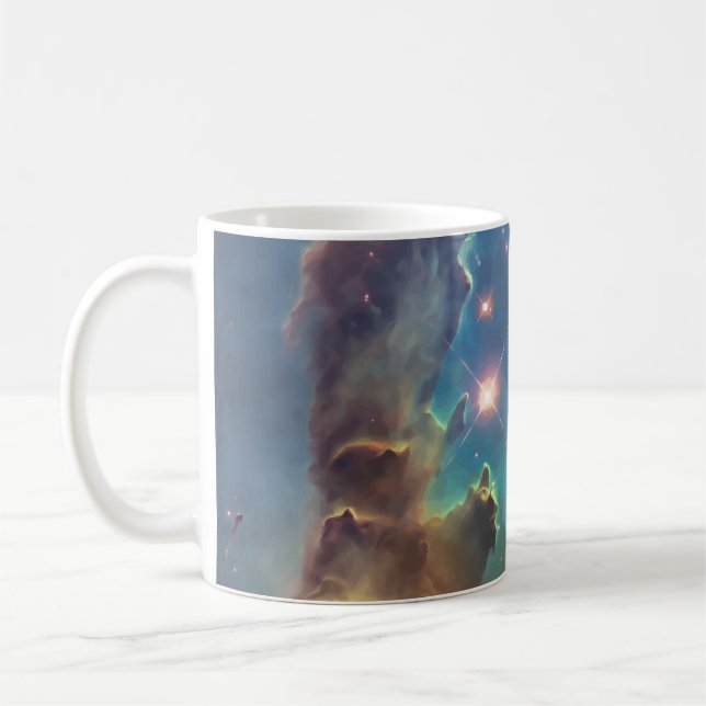Caneca De Café Pilares do telescópio Creation-NASA Hubble (Esquerda)