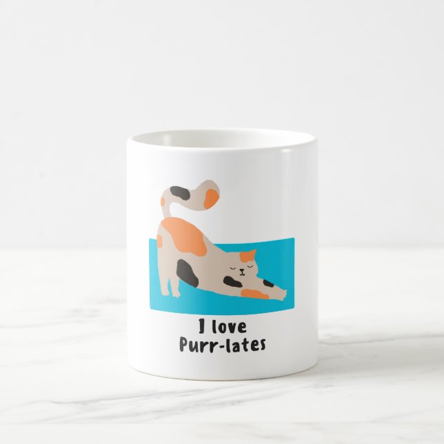 Caneca De Café Pilates Cat Mug (Centro)