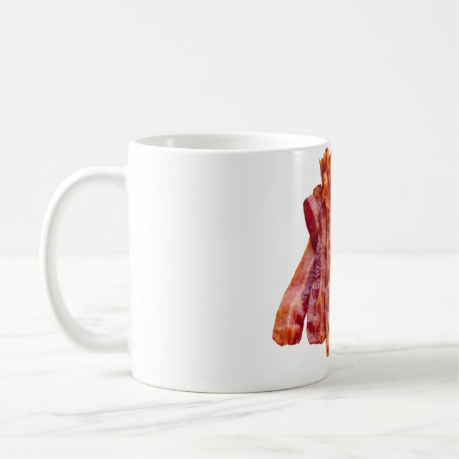 Caneca De Café Pilha de Bacon (Esquerda)
