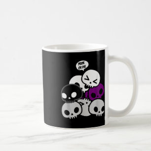 Caneca De Café Pilha de Caveira Kawaii Coisas Fofo Demiual Orgulh