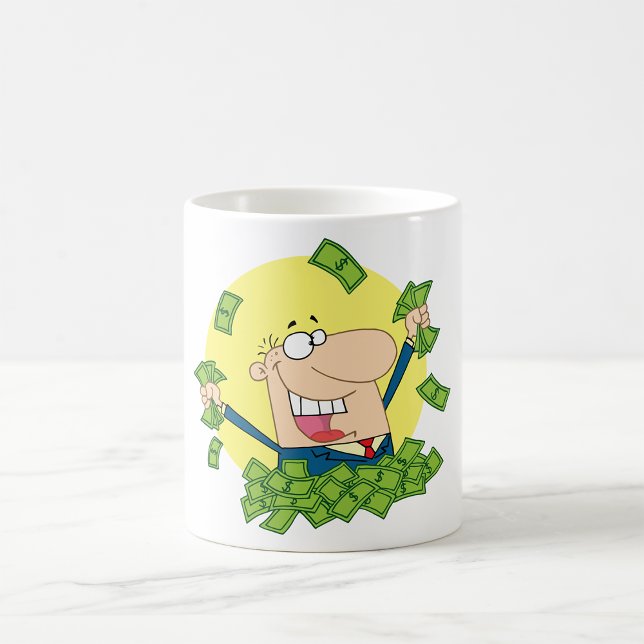 Caneca De Café Pilha de Money Mug (Criador carregado)