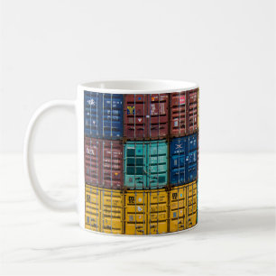 Caneca De Café Pilha do reboque de carga