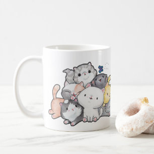 Caneca De Café Pilha dos gatinhos