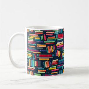 Caneca De Café Pilhas de Livro Mug