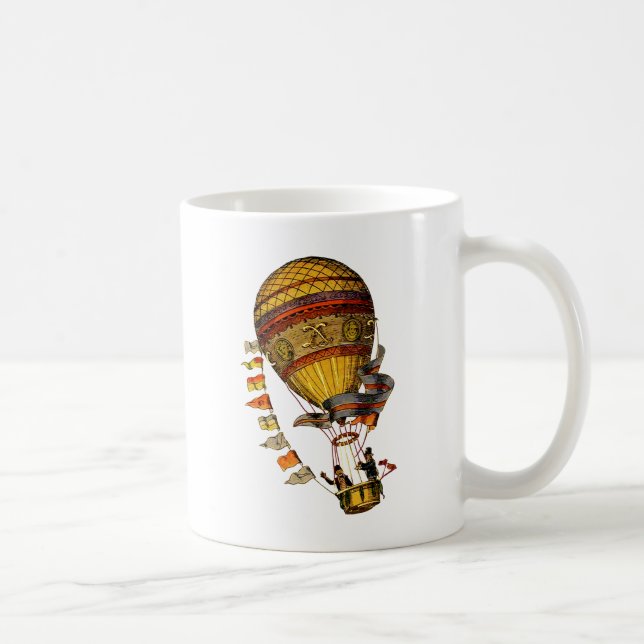 Caneca De Café Pilote Hot Air Balloon (Direita)
