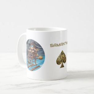 Caneca De Café Piloto Bruxa Adorável