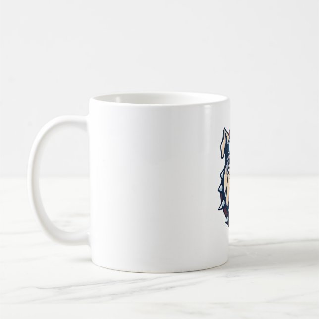 Caneca De Café Piloto Buldogue (Esquerda)