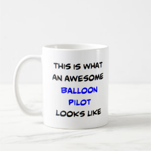 Caneca De Café piloto de balão, incrível