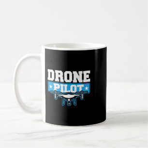 Caneca De Café Piloto de Drone Operador de Drone Funny Quadcopter