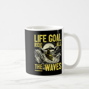Caneca De Café Piloto de jet ski eu objetivo de vida jet ski