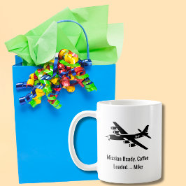 Caneca De Café Piloto de Veterano Militar B-17 da Segunda Guerra