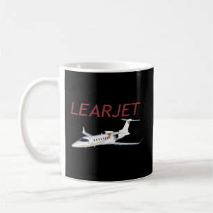 Caneca De Café Piloto de Voo de Avião de Aprenda