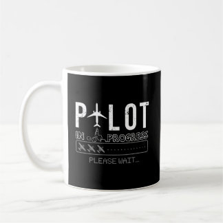 Caneca De Café Piloto Em Curso Aeródromo Futuro - Piloto Aéreo