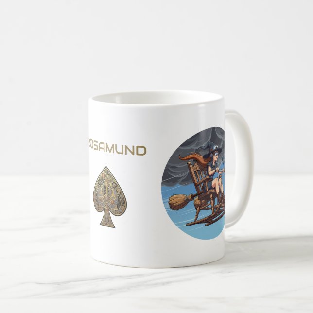 Caneca De Café Piloto Feiticeira Bonita (Frente Esquerda)