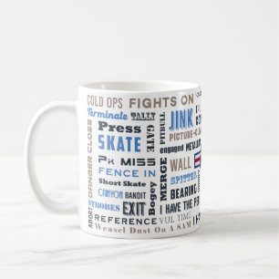 Caneca De Café Piloto Fighter Mug com Pilot Lingo e A-10