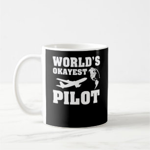 Caneca De Café Piloto Okayest do mundo