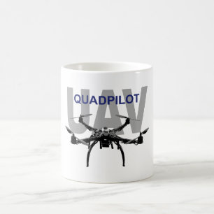 Caneca De Café Piloto quadpiloto UAV Quadcopter