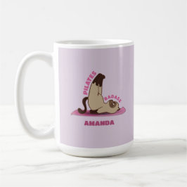Caneca De Café Pilotos Badass Workout Kitty Cat Mug