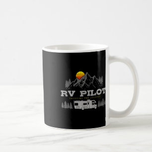 Caneca De Café Pilotos de Motorhome Acampamento Vintage Montanha