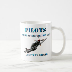 Caneca De Café Pilotos - nós não somos melhores do que você