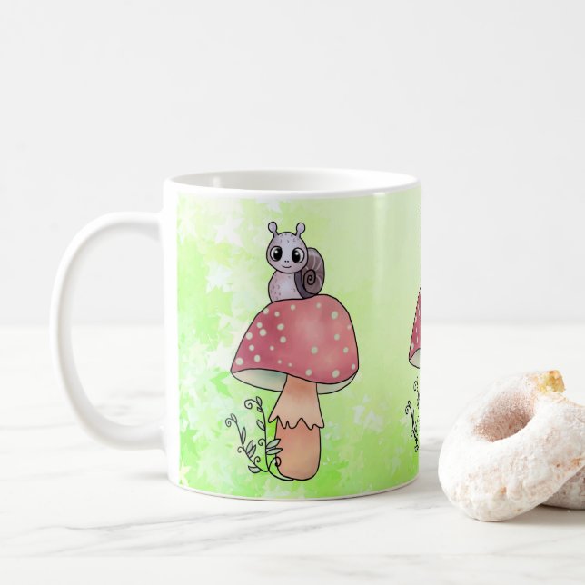 Caneca De Café Pilz mit Schnecke (Com Donut)