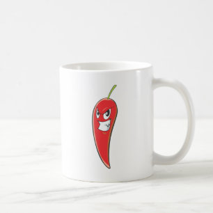 Caneca De Café Pimenta de pimentão vermelho quente e picante