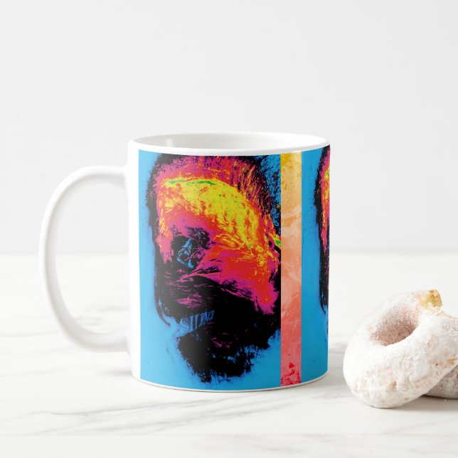 Caneca De Café pimenta e plástico silenciado (Com Donut)