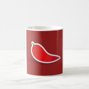 Caneca De Café Pimenta Vermelha