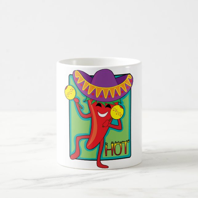 Caneca De Café Pimentão mexicano (Centro)