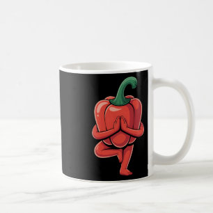 Caneca De Café Pimentão Yoga