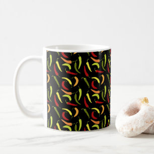Caneca De Café Pimentões Vermelhos Cinco de Mayo Comida Quente Ap