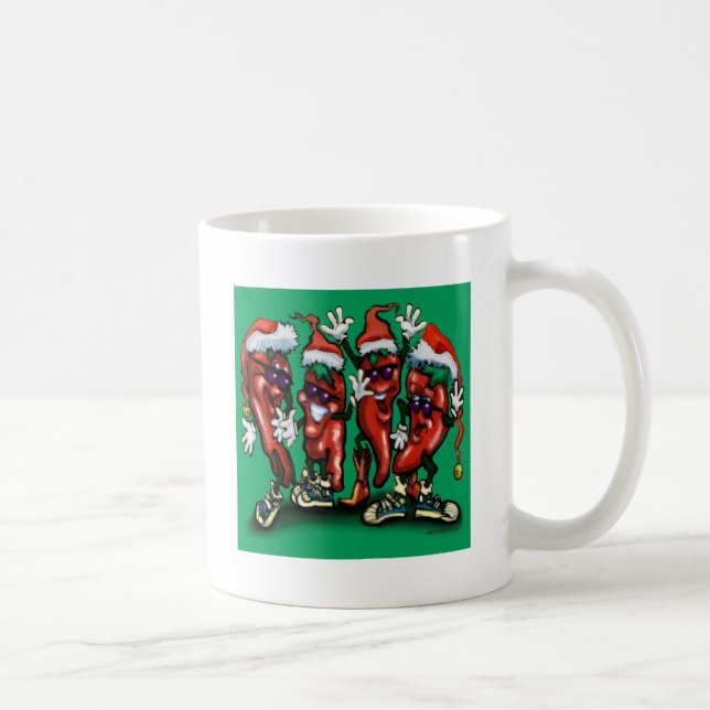 Caneca De Café Pimentos de Natal (Direita)