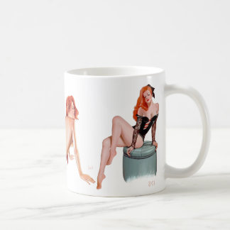 Caneca De Café Pin acima das meninas (caneca)