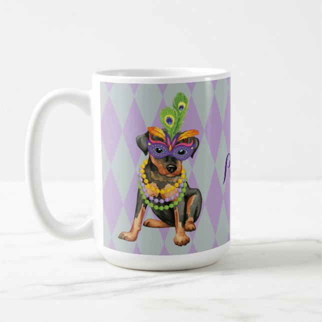 Caneca De Café Pin do minuto do carnaval (Esquerda)
