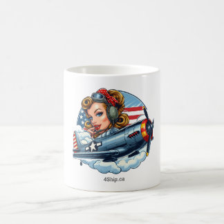 Caneca De Café Pin Up Girl Mug