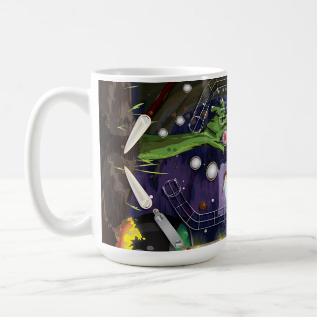 Caneca De Café Pinball Machine (Esquerda)