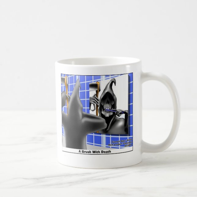 Caneca De Café Pincelada Com Presentes De Desenho Animado Diverti (Direita)