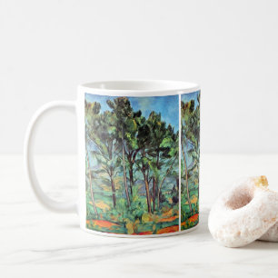 Caneca De Café Pine com Viaduto por Paul Cezanne, Vintage Art