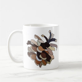 Caneca De Café Pine Cone Modern Nature