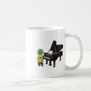Caneca De Café Pineapple Aloha Beaches Piano Gift Hawaii - Pianis